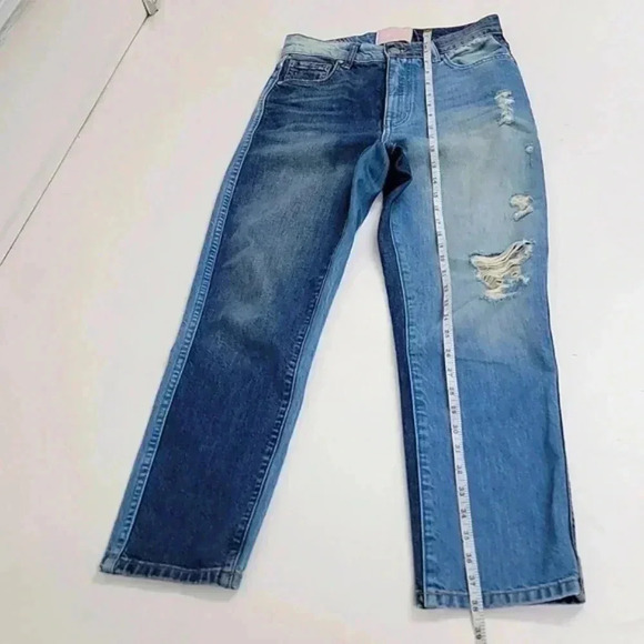 REVICE Women's High Rise Two-Tone Jeans - Picture 3 of 13